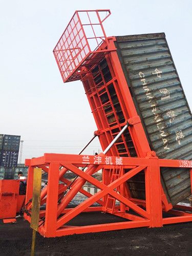 新型固定式集裝箱翻轉(zhuǎn)機(jī)