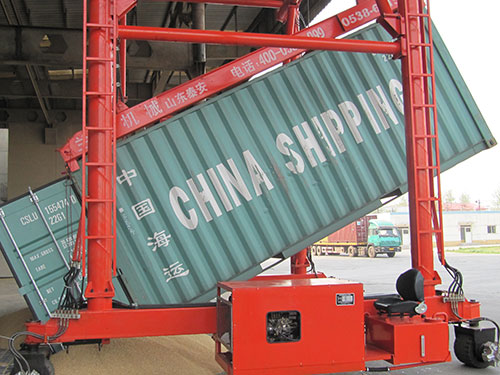 聯(lián)體移動(dòng)式集裝箱吊車(chē)