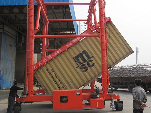 聯(lián)體移動(dòng)式集裝箱吊車