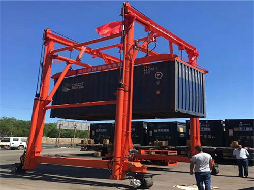 聯(lián)體移動式集裝箱吊車